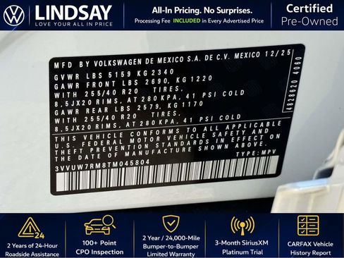 Used 2026 Volkswagen Tiguan SEL R-Line image 29