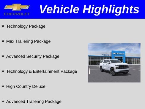 New 2026 Chevrolet Suburban High Country AWD/4WD image 2