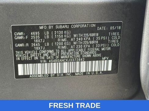 Used 2018 Subaru Outback 2.5i Limited image 33