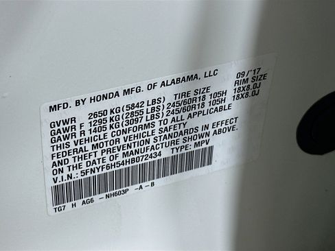 Used 2017 Honda Pilot EX-L image 12