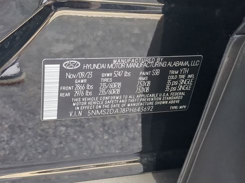 Used 2023 Hyundai Santa Fe SEL AWD/4WD image 37