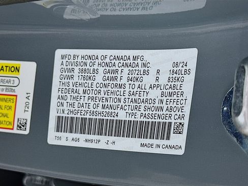 Used 2025 Honda Civic Sport image 30