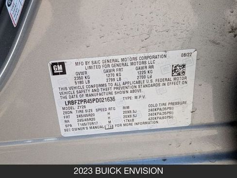 Used 2023 Buick Envision Essence w/ Sport Touring Package AWD/4WD image 29