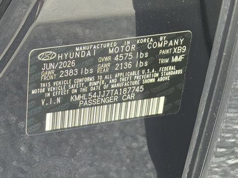 New 2026 Hyundai Sonata Limited FWD image 36