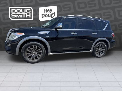 Used 2017 Nissan Armada Platinum w/ Captain Seat Package AWD/4WD image 1