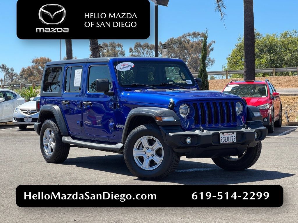 Used 2018 Jeep Wrangler Unlimited Sport S AWD/4WD image 1