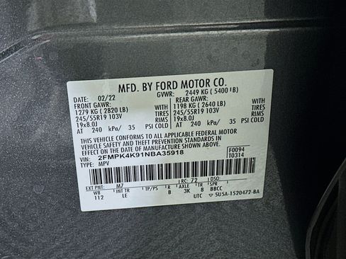 Used 2022 Ford Edge Titanium image 12