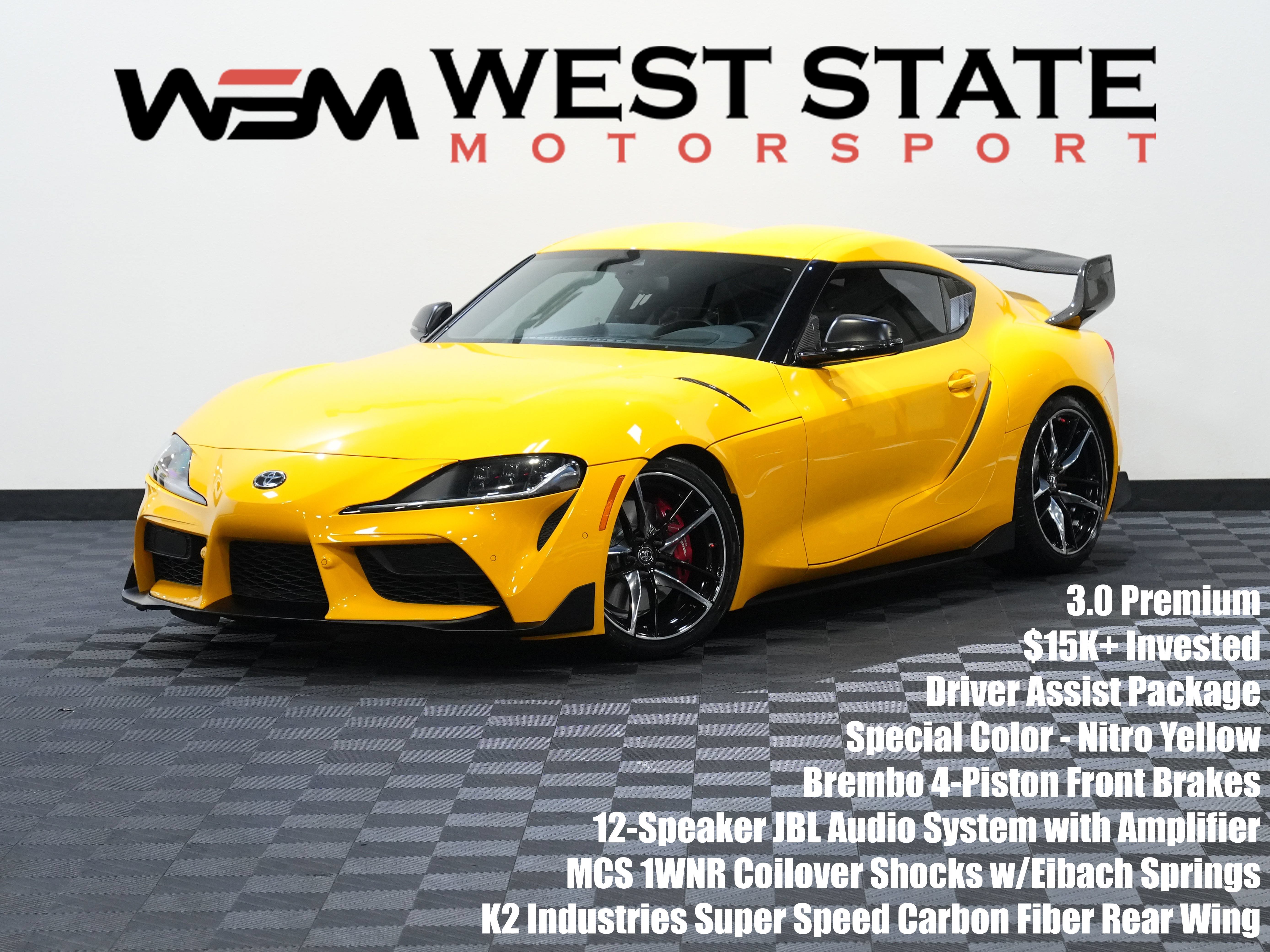 Used 2021 Toyota Supra Premium w/ Driver Assist Package RWD image 1