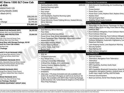 New 2026 GMC Sierra 1500 SLT w/ SLT Premium Plus Package AWD/4WD image 6