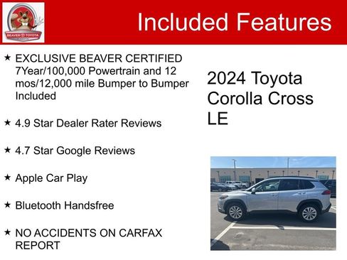 Used 2024 Toyota Corolla Cross LE FWD image 5