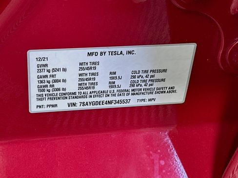 Used 2022 Tesla Model Y Long Range AWD/4WD image 12