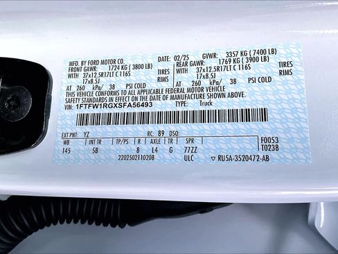 Certified 2025 Ford F150 Raptor AWD/4WD image 34