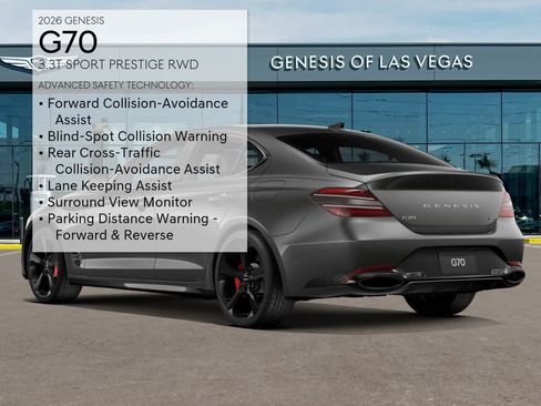New 2026 Genesis G70 3.3T Sport Prestige RWD image 7