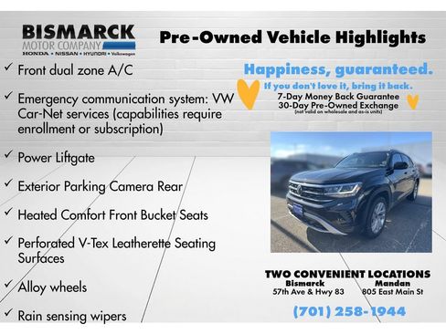 Used 2021 Volkswagen Atlas Cross Sport SE AWD/4WD image 8