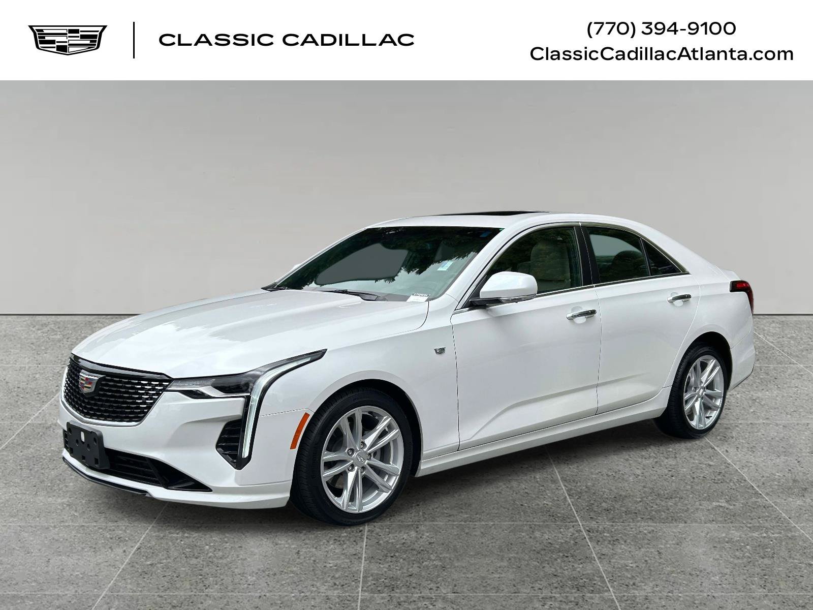 Used 2023 Cadillac CT4 Luxury w/ Sun And Sound Package RWD image 1