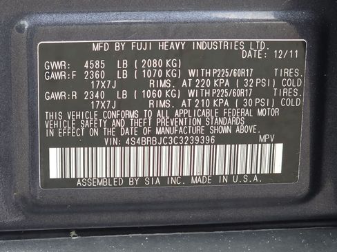 Used 2012 Subaru Outback 2.5i Limited AWD/4WD image 29
