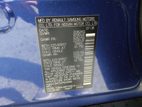 Used 2018 Nissan Rogue SV image 33