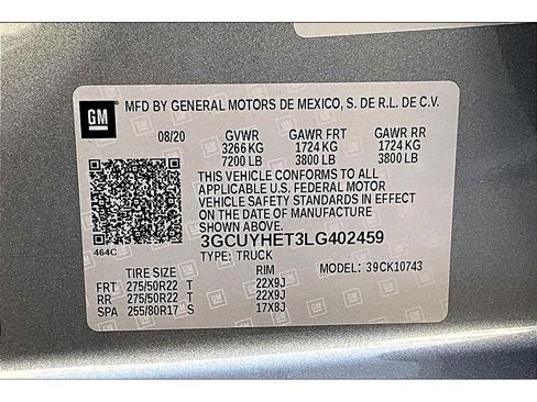 Used 2020 Chevrolet Silverado 1500 High Country image 37