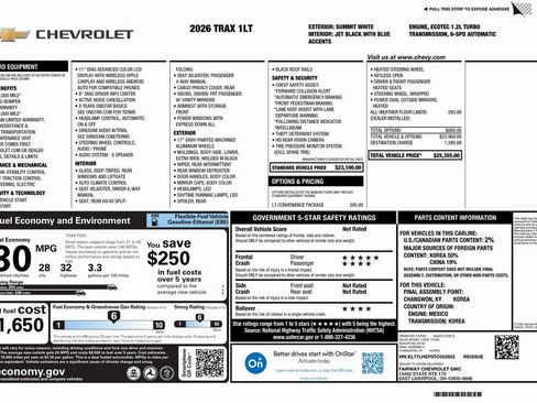 New 2026 Chevrolet Trax LT w/ LT Convenience Package image 4