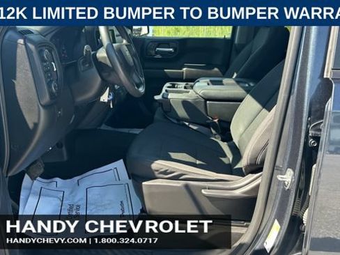 Certified 2021 Chevrolet Silverado 1500 Custom w/ LPO, Dark Essentials Package AWD/4WD image 14