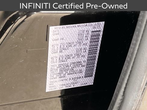 Certified 2026 INFINITI QX60 Luxe w/ Cargo Package image 34