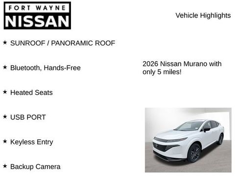 New 2026 Nissan Murano SL image 8
