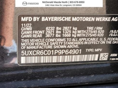 Used 2023 BMW X5 xDrive40i w/ Premium Package AWD/4WD image 23