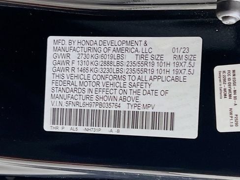 Used 2023 Honda Odyssey Elite image 35