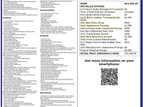 Used 2025 RAM 1500 Laramie w/ Sport Appearance Package image 2