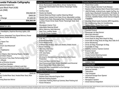 New 2026 Hyundai Palisade Calligraphy image 4