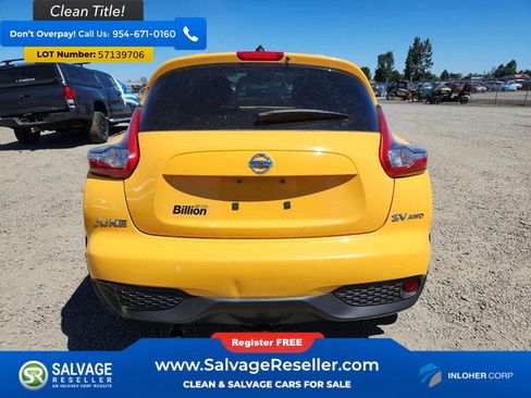 Used 2015 Nissan Juke SV w/ Technology Package AWD/4WD image 8