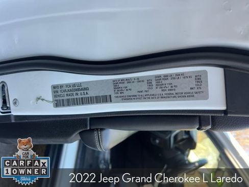 Used 2022 Jeep Grand Cherokee L Laredo w/ Luxury Tech Group I image 36