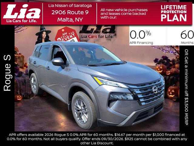 New 2026 Nissan Rogue S AWD/4WD 360° Tour