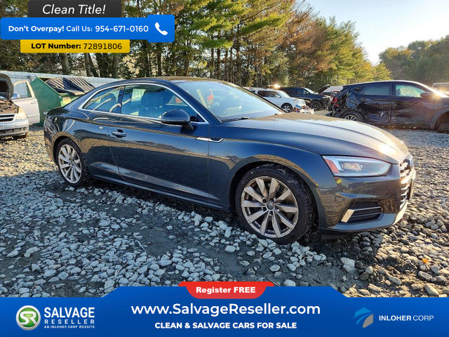 Used 2018 Audi A5 2.0T Premium Plus w/ Premium Plus AWD/4WD image 5