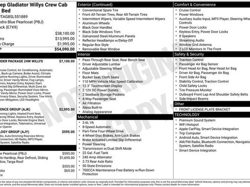 New 2025 Jeep Gladiator Sport AWD/4WD image 6