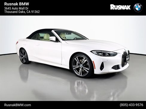 Certified 2023 BMW 430i Convertible w/ Premium Package image 1
