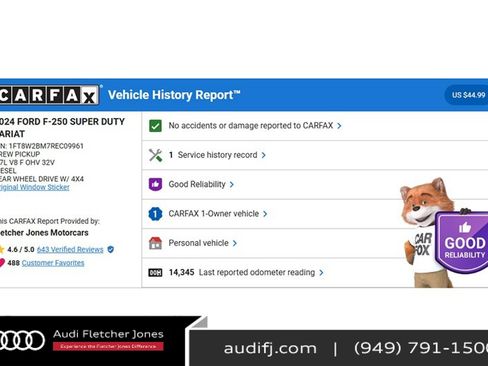 Used 2024 Ford F250 Lariat w/ Lariat Ultimate Package image 2