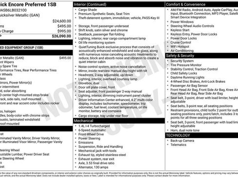 Used 2020 Buick Encore Preferred image 10