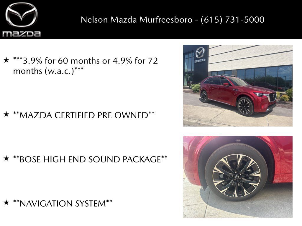 Certified 2025 MAZDA CX-90 3.3 Turbo S w/ Premium Plus AWD/4WD image 32
