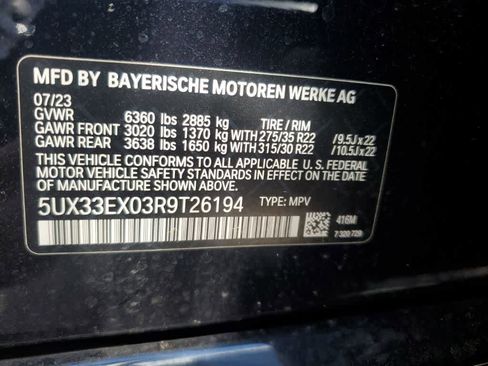 Used 2024 BMW X6 xDrive40i w/ M Sport Professional Package AWD/4WD image 6