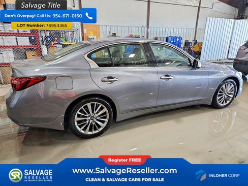 Used 2022 INFINITI Q50 Luxe w/ Cargo Package image 4