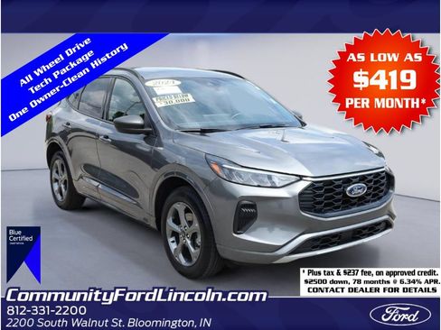 Certified 2024 Ford Escape ST-Line w/ Tech Pack #1 AWD/4WD image 1