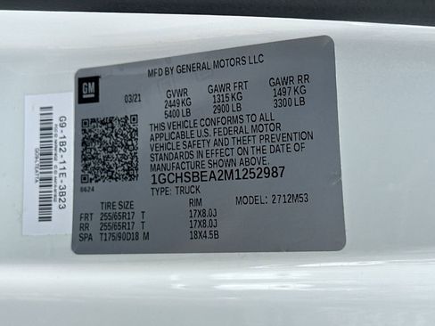 Used 2021 Chevrolet Colorado W/T w/ WT Convenience Package image 22