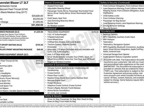 Used 2025 Chevrolet Blazer LT w/ Convenience Package FWD image 42