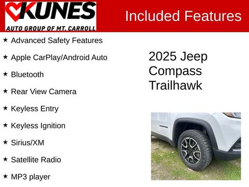 Used 2025 Jeep Compass Trailhawk AWD/4WD image 3