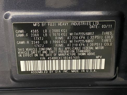 Used 2011 Subaru Outback 2.5i Limited image 24