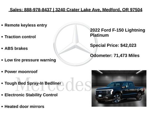 Used 2022 Ford F150 Lightning Platinum image 10