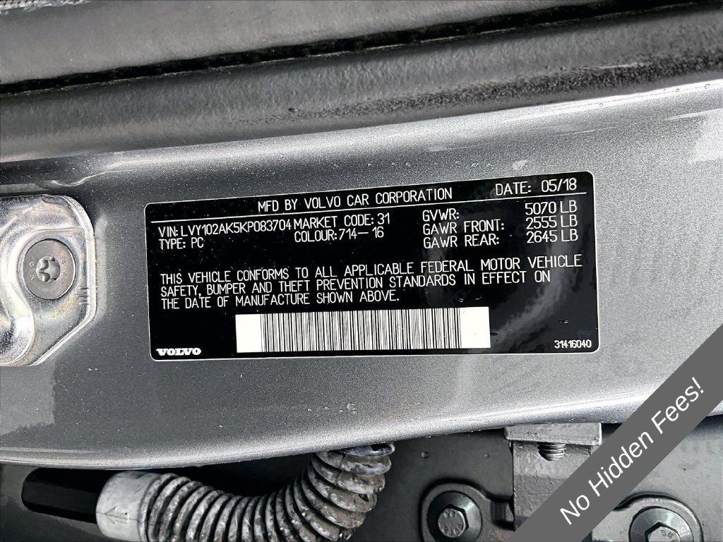 Used 2019 Volvo S90 T5 Momentum FWD image 29