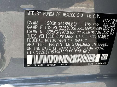 Certified 2025 Honda HR-V Sport image 29