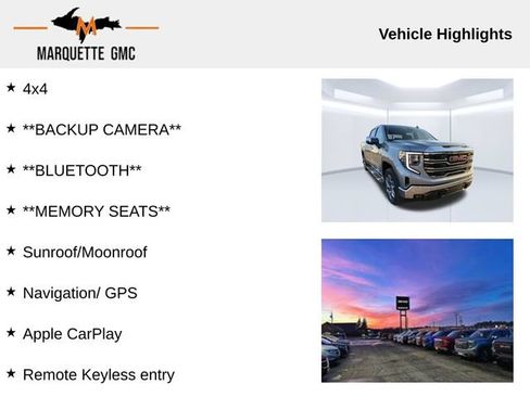 Used 2024 GMC Sierra 1500 SLT w/ SLT Premium Package AWD/4WD image 3